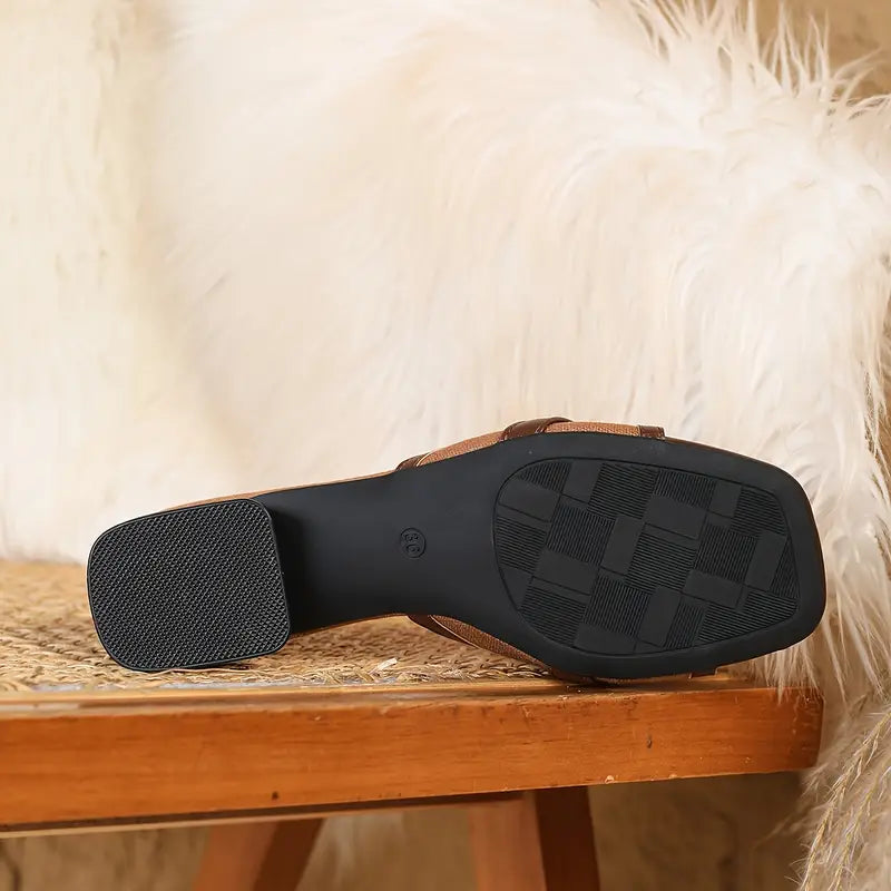 Magna Elegant French-Inspired Slide Sandals