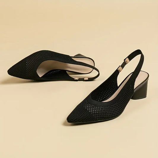 Magna Chunky Heeled Knitted Sandals