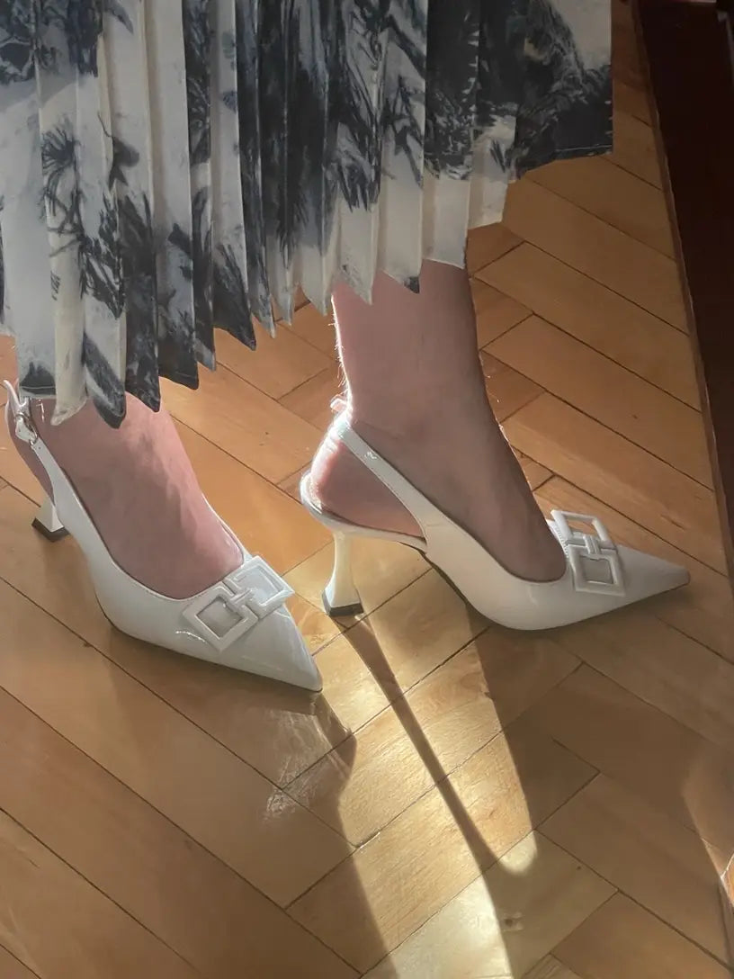 Magna Glossy Faux Heels