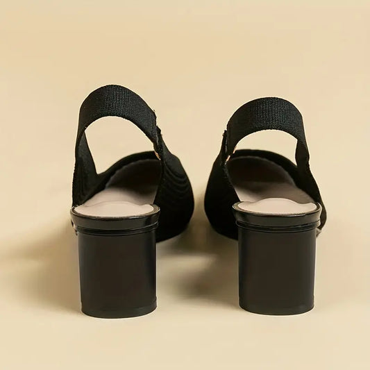 Magna Chunky Heeled Knitted Sandals